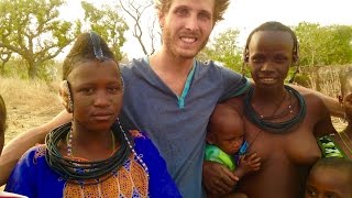 I will sleep in Peuls tribe village  tour of Bénin Africa [upl. by Hocker]