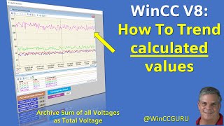 How To Trend Calculated Values in WinCC SCADA V8 [upl. by Yk476]