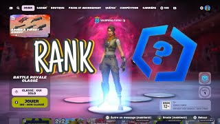 Je Découvre mon Rank sur Fortnite autre compte [upl. by Trubow773]