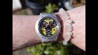 Swatch Irony Chrono Review Model SVCK4034 [upl. by Ninazan]