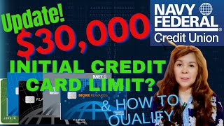 Update 30000 initial credit limit with Navy Federal nfcu credit creditcardlimit [upl. by Kannry801]