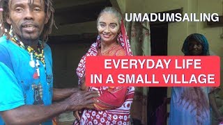 The Comoros Everyday life in a small village Traditional comorean beauty mask and marriage dress [upl. by Elpmid]