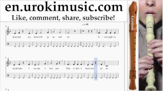 How to Play Recorder G Celine Dion  Titanic  My Heart Will Go On Tabs Part2 umbrn352 [upl. by Eninaej]