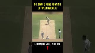 Batsman 5 Runs By Running Between The Wickets Without Overthrows  Rare Cricket Video  GBB Cricket [upl. by Anilatak]