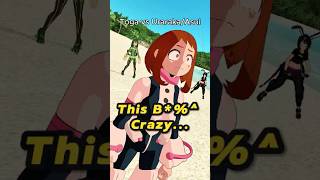 Uraraka vs Toga Just Kno mha myheroacademia mhaedit anime animeedit toga togahimiko vrchat [upl. by Sydel]