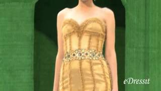 eDressit 2012 New Strapless Sweetheart Yellow Fitted Bodice Evening Dress SKU 02121824avi [upl. by Lourie694]