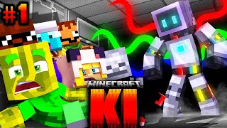 Die KÜNSTLICHE INTELLIGENZ IST ERWACHT Minecraft KI [upl. by Joya46]