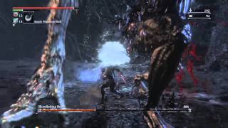 Bloodborne  Bloodletting Beast Boss in Great Pthumeran Iyll Chalice dungeon with Commentary [upl. by Cowie316]