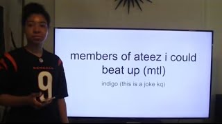 members of ateez i could beat most to least likely [upl. by Dunn]