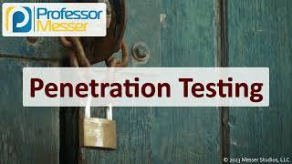 Penetration Testing  CompTIA Security SY0701  43 [upl. by Grosz458]