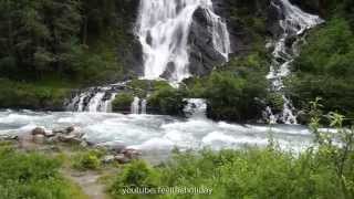 Grossglocknerdorf Kals Tirolwaterfall Naturtraum Haslacher Schleier WasserfälleAustria [upl. by Aioj]