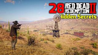 28 Hidden Secrets That Players Missed in Desert  Red Dead Redemption 2 [upl. by Nodyarg]