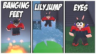 How to make BANGING FEET LILYJUMP and EYES POTIONS in WACKY WIZARDS ROBLOX [upl. by Scotti]