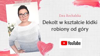 Dekolt w kształcie łódki robiony od góry [upl. by Casandra739]