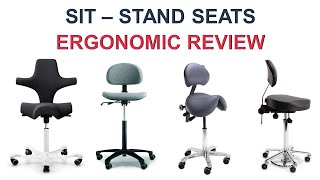 Ergonomic High Chairs Review  HAG Capisco RH Support Saddle Chair Score 6311 [upl. by Yalahs]