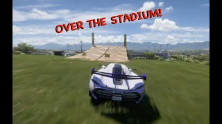 FH5 Stadium Jump Danger Sign My First Time Jumping Over The Stadium Ep01 [upl. by Tabber574]