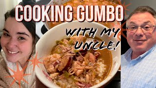 How to Make Gumbo wDry Roux  Cajun Cooking wmy Louisiana Uncle [upl. by Nivrad614]