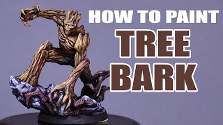 How to paint Tree Bark [upl. by Hoopes349]