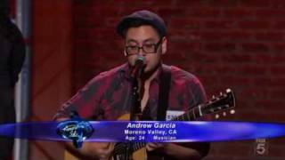 American Idol 2010 Andrew Garcia Straight Up Paula Abdul HD High Quality [upl. by Yclehc]