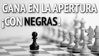 ¡Cómo ganar en la apertura con las negras 3 celadas de ajedrez [upl. by Reivax300]