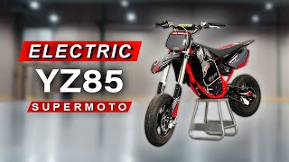 Electric Yamaha YZ85 Supermoto  OFFICIAL Test and Review [upl. by Chantalle461]