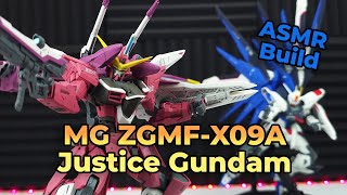 ITS A BIRD ITS A PLANE ITS MG ZGMFX09A Justice Gundam Build  Detailing [upl. by Annelak455]