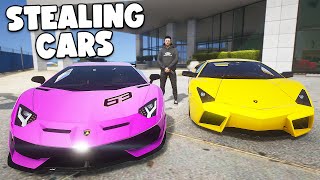 Robbing Lamborghini Dealership in GTA RP [upl. by Arammat18]