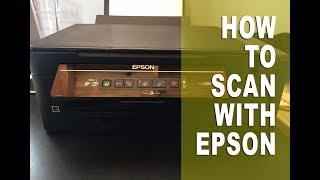 Epson Printers  How To Scan [upl. by Tesler381]