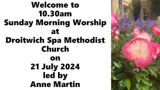 Welcome to Worship at Droitwich Spa Methodist Church [upl. by Yert]