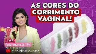 GUIA COMPLETO Tudo sobre corrimento vaginal e suas cores corrimento saúdefeminina saúdeíntima [upl. by Devy]