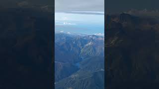 Apennine mountains Italy Airplane view near Pisa La Spezia Le Cinque Terre mountains travel [upl. by Knut]