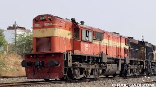 Guntakal Twin WDM3D Shunting at Purna Jn Railway Station  Diesel Train Engine  Indian Railways [upl. by Luciana]