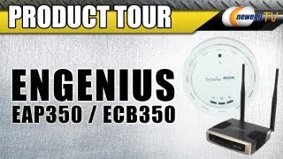 EnGenius EAP350  ECB350 Extralong Range WirelessN and Gigabit Repeater Product Tour  Newegg TV [upl. by Annoval430]