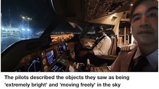 Two Boeing 747 pilots are intercepted by several UFOs on flight  which did not show up on radar [upl. by Jdavie]