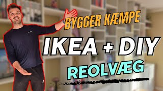 Renovering af stuer  fra start til færdig  IKEA Hack  flipper hus for 1000000kr projekt 1 ep 10 [upl. by Ahrendt958]