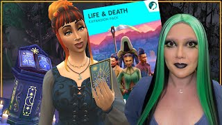 Let’s play with the sims 4 life and death expansion pack  Sims 4 life amp death [upl. by Annav968]