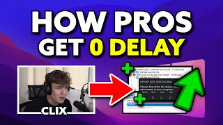 How PROS Get ZERO Input Delay In Fortnite Latency Tweaks [upl. by Clarke343]