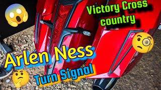 Victory Cross Country Arlen Ness Rear Red Turn Signal Install  more difficult than expected [upl. by Inat]