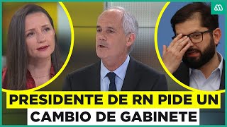 quotTiene que hacer un cambio en el gabinetequot Presidente de RN analiza la crisis del Gobierno de Boric [upl. by Anad]