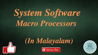 Part 17  Macro Processor  System Software [upl. by Corly305]