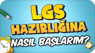 LGS Senesi Başlamadan İzle❗ 2025 LGS Hazırlığına Nasıl Başlarım❓ [upl. by Airehs]