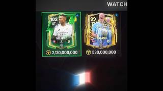 Mbappé x Haaland☠️ eafc25 fifa eafc24 eafcmobile fifamobile fifa shorts [upl. by Meit970]