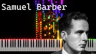 Samuel Barber  Adagio for Strings Piano Tutorial NivekPiano [upl. by Oiromed738]