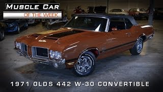 1971 Olds 442 W30 Convertible Muscle Car Of The Week Video 33 [upl. by Toni]