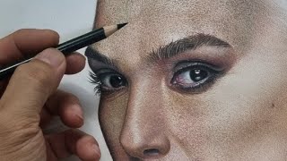 BMD Portraits is live DRAWING Prismacolor Colored Pencil Realistic Skin Tone Tutorial [upl. by Brody]