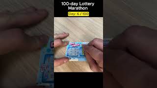 100Day Scratch Card Marathon 🎉 Daily Lottery Reveal Day 6 of 100 lottery casino entertainment [upl. by Kinata170]