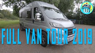 Fiat Ducato Custom Campervan  Full Van Tour [upl. by Eelanna50]