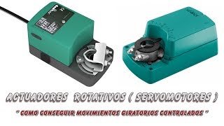 Actuadores Rotativos  Como conseguir movimientos giratorios controlados [upl. by Aenert965]