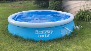 BestWay 99 12’ by 30” Pool 1 Month Review [upl. by Nomyaw]