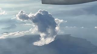 Taal Update June 22 2024  Taal Volcano Emits Towering Smoke Plume [upl. by Yrtsed]